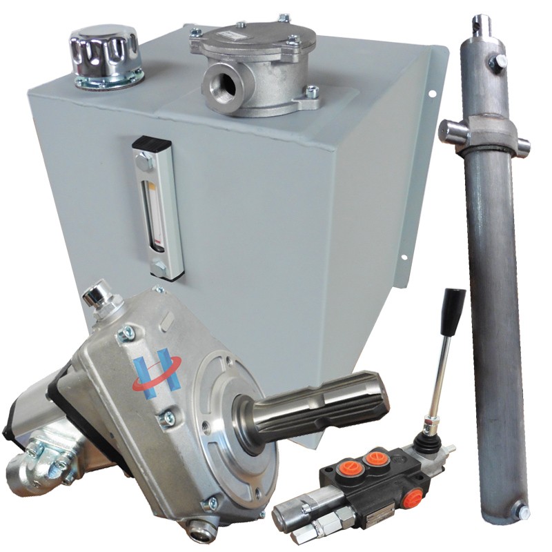 Pompe multiplicateur : matériel forestier hydraulique CMS, kit fendeuse,  vérin, distributeur, réservoir